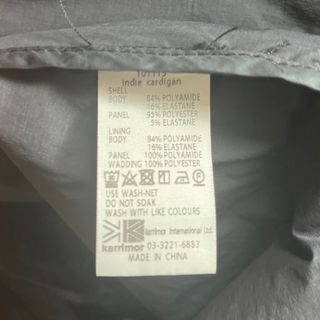 karrimor - karrimor カリマー ノーカラー 中綿ジャケット インディー