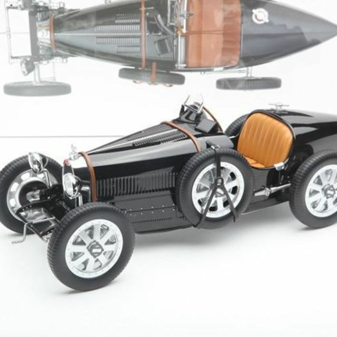 ミニカー 1/12 NOREV ブガッティ T35 クラシックカー 1925 黒