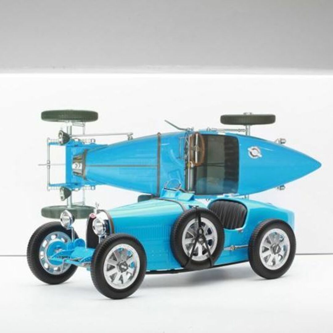 ミニカー 1/12 NOREV ブガッティ T35 クラシックカー 1925 青ミニカー