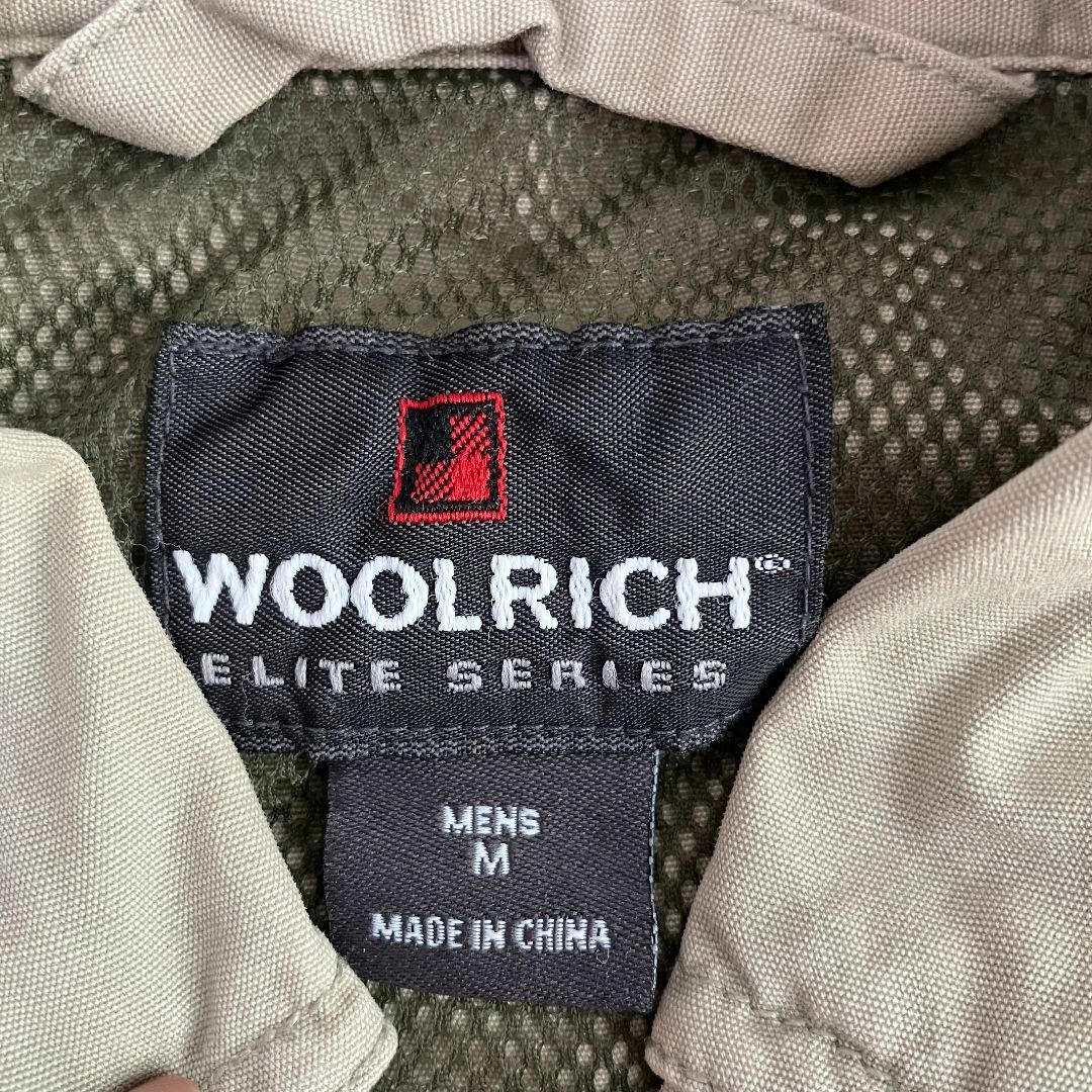 WOOLRICH(ウールリッチ)のWOOL RICH ウールリッチ ミリタニーシャツ コットン カーキ M メンズのトップス(シャツ)の商品写真