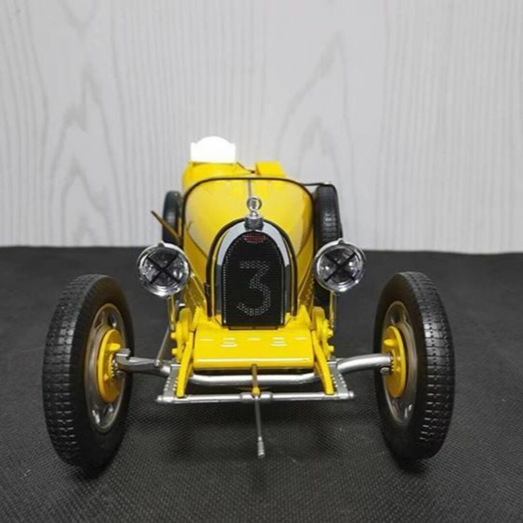 ミニカー 1/12 NOREV ブガッティ T35 クラシックカー 1925 黄