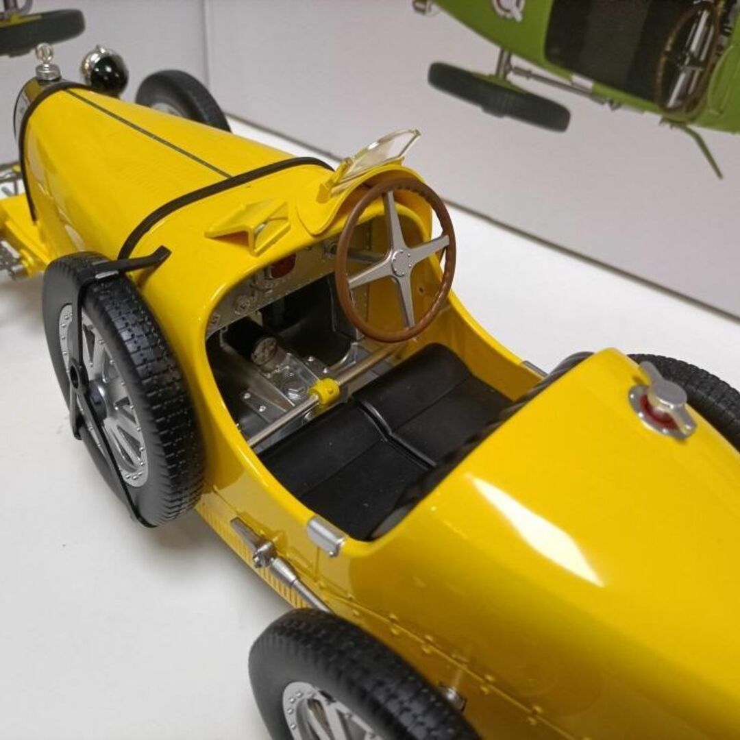 ミニカー 1/12 NOREV ブガッティ T35 クラシックカー 1925 黄