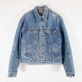 リーバイス(Levi's)のSALE/ 90年代 USA製 Levi's リーバイス デニムジャケット Gジャン アメカジ 黒カン インディゴブルー (メンズ  L相当) 中古 古着 N6585(その他)