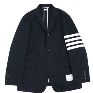 THOM BROWNE トムブラウン 千鳥格子/チェック アシンメトリー 3B テーラードジャケット ブレザー グレー A0153J11400