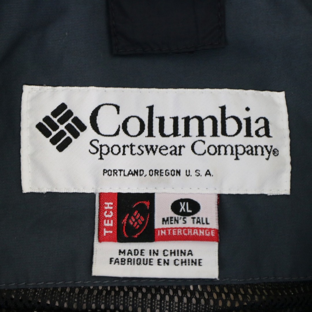 SALE/ 90年代 Columbia コロンビア TITANIUM OMNI‐TECH ナイロンジャケット  防寒  防風  アウトドア レッド (メンズ XL)   N6624