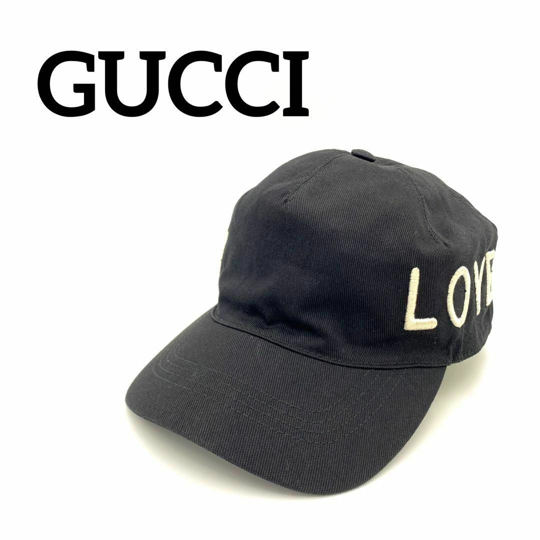 Gucci(グッチ)の『GUCCI』グッチ (S) 刺繍キャップ / loved メンズの帽子(キャップ)の商品写真