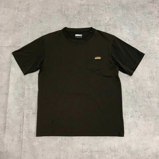 マーモット(MARMOT)のMarmot マーモット 刺繍ロゴ ポケットTシャツ ブラウン サイズXL(Tシャツ/カットソー(半袖/袖なし))