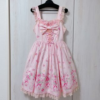 アンジェリックプリティー(Angelic Pretty)のAngelic Pretty ティアラローズジャンパースカート(ひざ丈ワンピース)