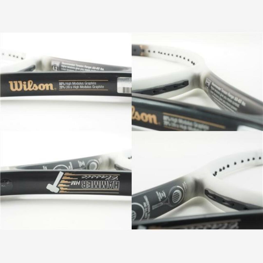 G2装着グリップテニスラケット ウィルソン ハンマー HM クラッシック 95 (G2)WILSON HAMMER HM Classic 95