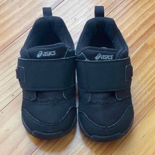 アシックス(asics)のアシックス　スニーカー　15.5cm ブラック(スニーカー)