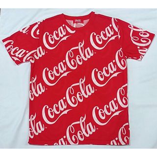 コカコーラ(コカ・コーラ)の古着　レア　コカ・コーラ／Coca Colaロゴ　Tシャツ／Mサイズ(Tシャツ/カットソー(半袖/袖なし))