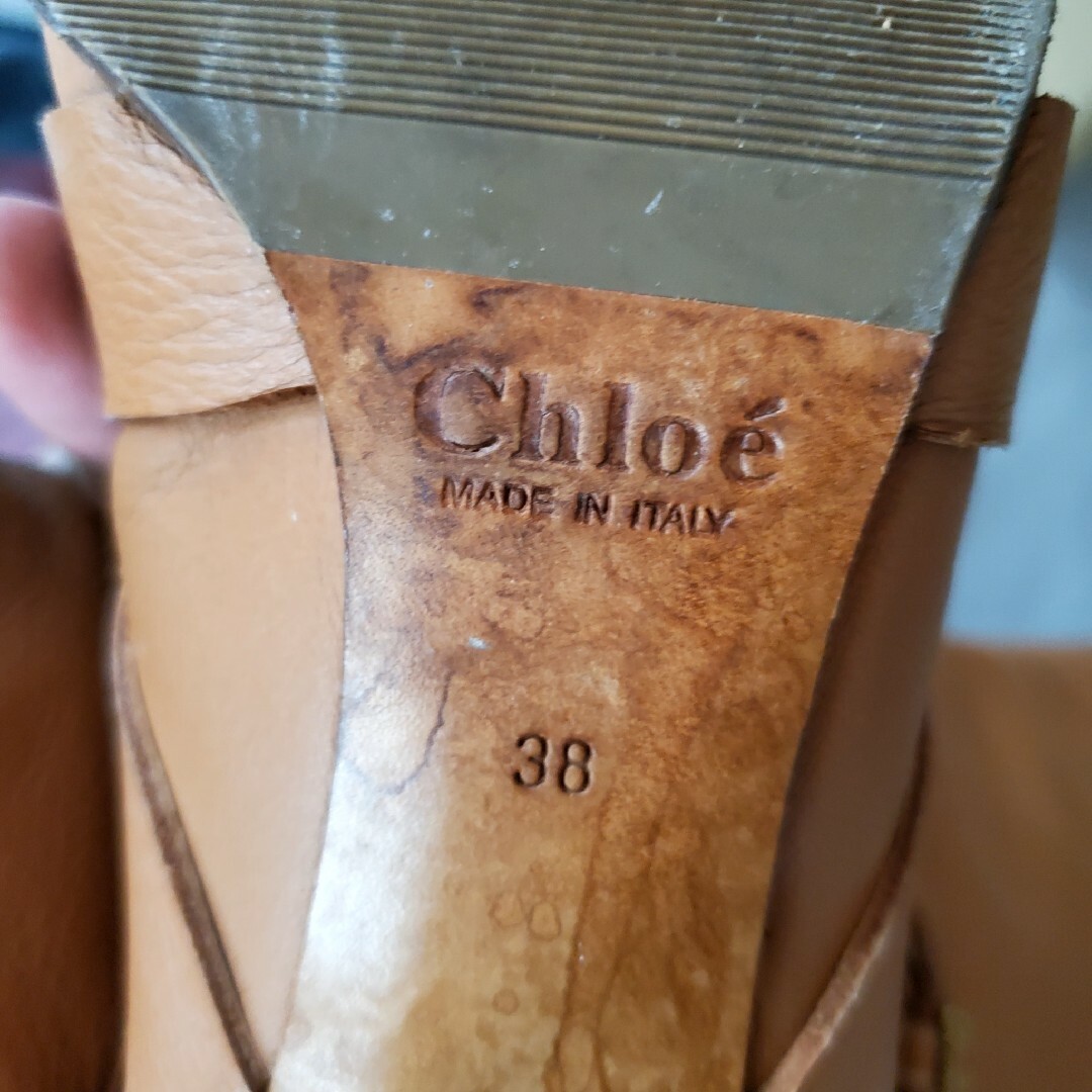Chloe(クロエ)のChloe キャメルロングブーツ レディースの靴/シューズ(ブーツ)の商品写真