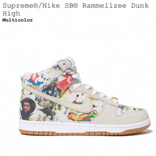 Supreme Nike SB Dunk High Rammellzee 26