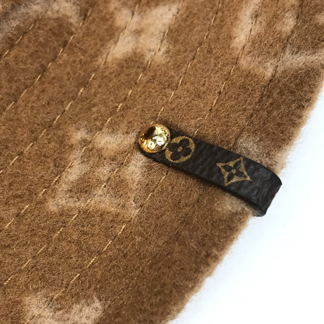 LOUIS VUITTON(ルイヴィトン)のルイヴィトン LOUIS VUITTON ボブ・キャリーオン M77295 モノグラム ハット帽 帽子 バケットハット ボブハット ハット ウール ブラウン 新品同様 レディースの帽子(ハット)の商品写真