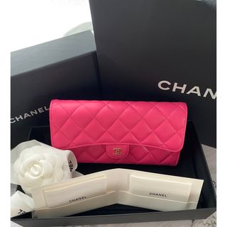 シャネル(CHANEL)のCHANELキャビアスキン　新品未使用　(財布)