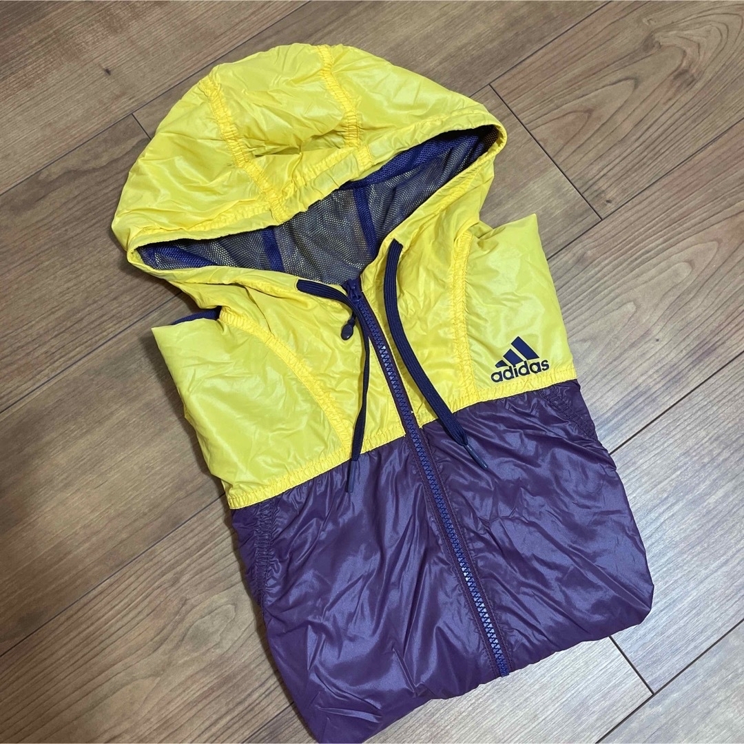 【美品商品】adidas パーカー　ウインドブレーカー　ナイロン　ランニング