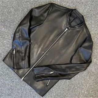 リドム(LIDNM)の【完売品】LIDNM リドム　ラムレザーシングルライダース(レザージャケット)