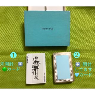 ティファニー(Tiffany & Co.)のティファニー　トランプ♠️（２組）(トランプ/UNO)