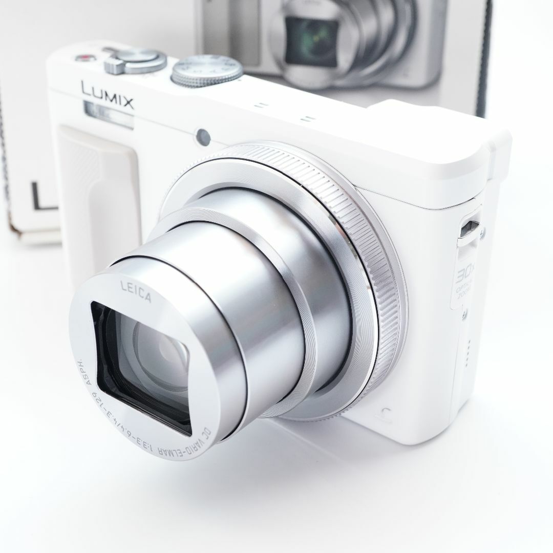 Panasonic(パナソニック)のPanasonic LUMIX DC-TZ85 ホワイト スマホ/家電/カメラのカメラ(コンパクトデジタルカメラ)の商品写真