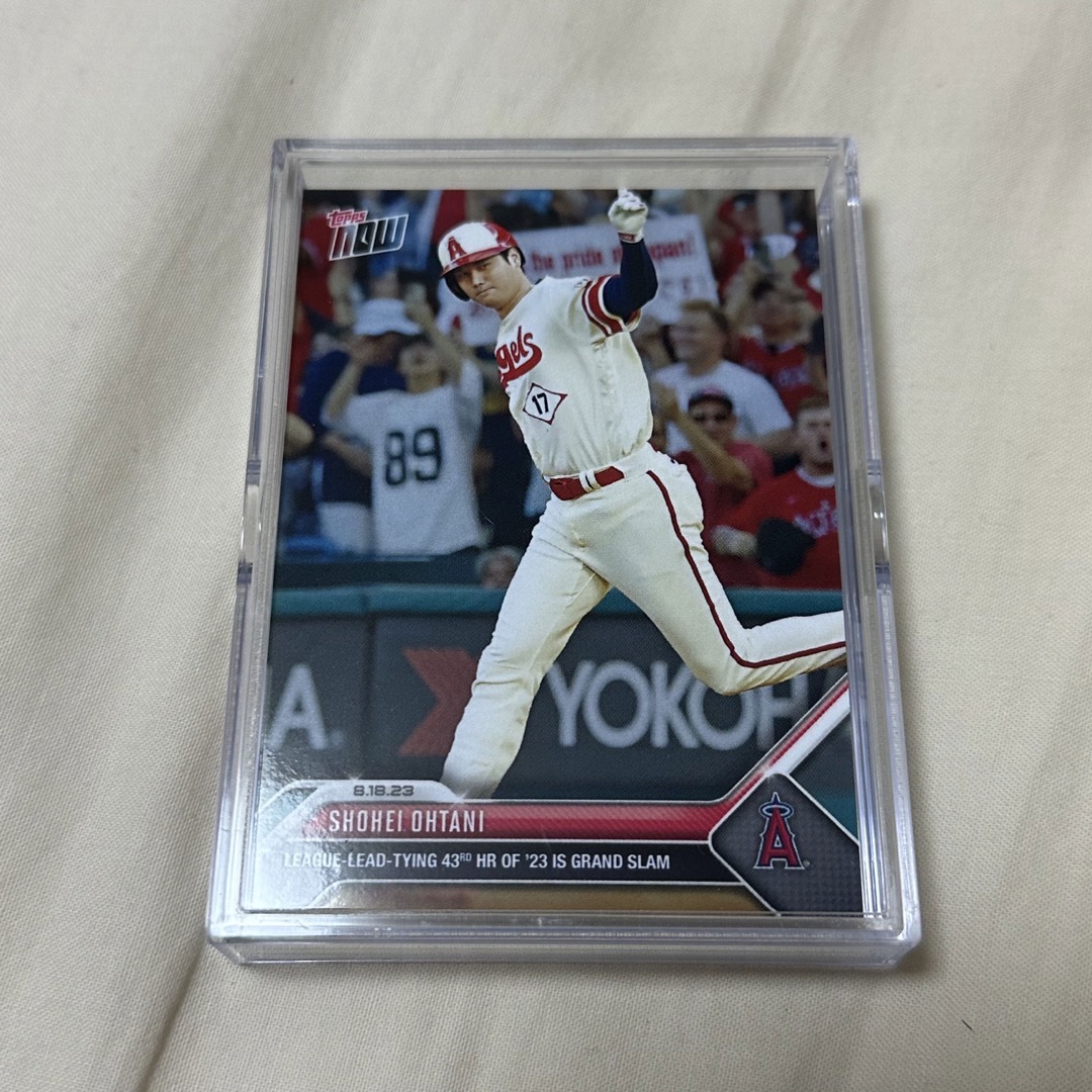 MLB(メジャーリーグベースボール)の大谷翔平 Topps now 727 43号 グランドスラム シティコネクトユニ エンタメ/ホビーのトレーディングカード(シングルカード)の商品写真