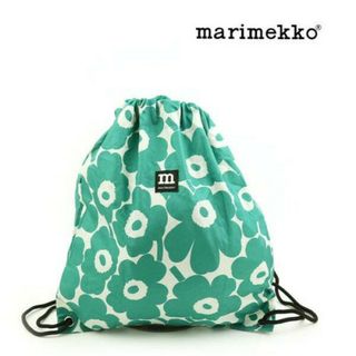 マリメッコ(marimekko)のマリメッコ　スマートサック　ナップサック　グリーン(その他)