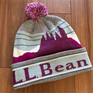 エルエルビーン(L.L.Bean)の新品　L.L.Bean  カタディン・ポム・ハット(ニット帽/ビーニー)