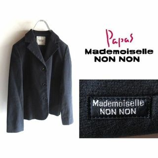 Mademoiselle NON NON ストレッチコーデュロイ 3Bジャケット(テーラードジャケット)