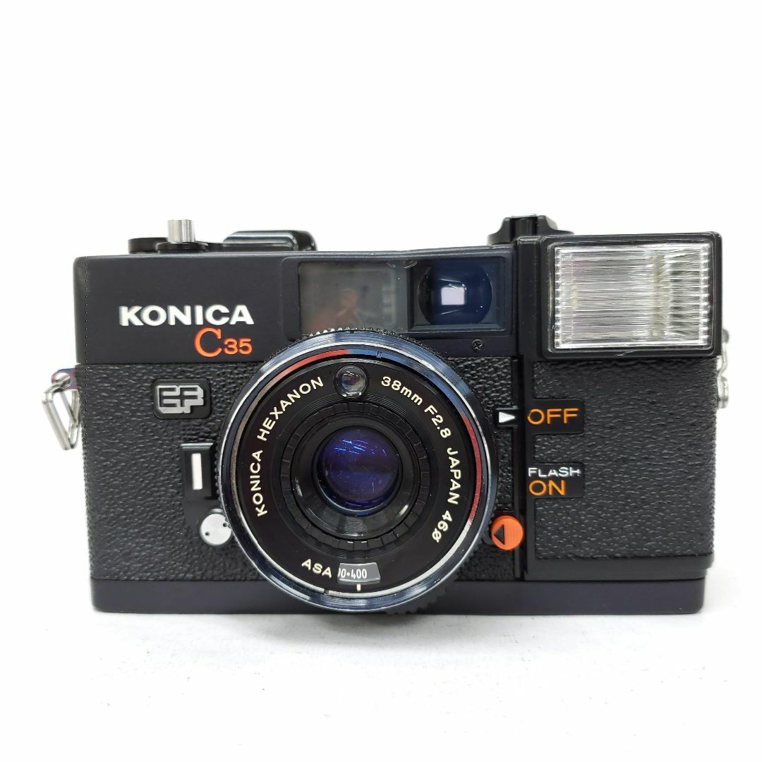 KONICA MINOLTA(コニカミノルタ)の【動作確認済】 KONICA C35 EF d0904-46x p スマホ/家電/カメラのカメラ(フィルムカメラ)の商品写真