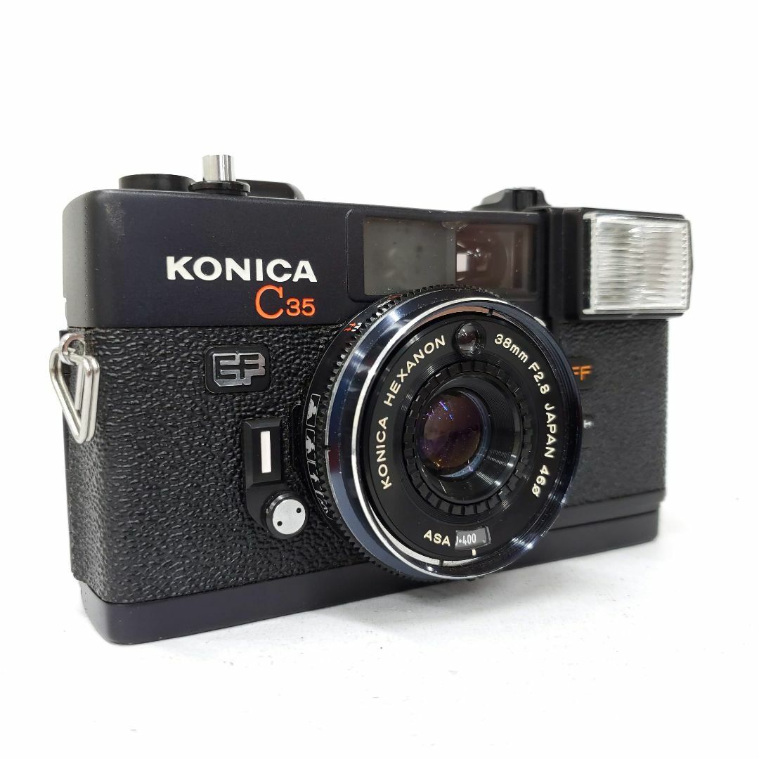 KONICA MINOLTA(コニカミノルタ)の【動作確認済】 KONICA C35 EF d0904-46x p スマホ/家電/カメラのカメラ(フィルムカメラ)の商品写真