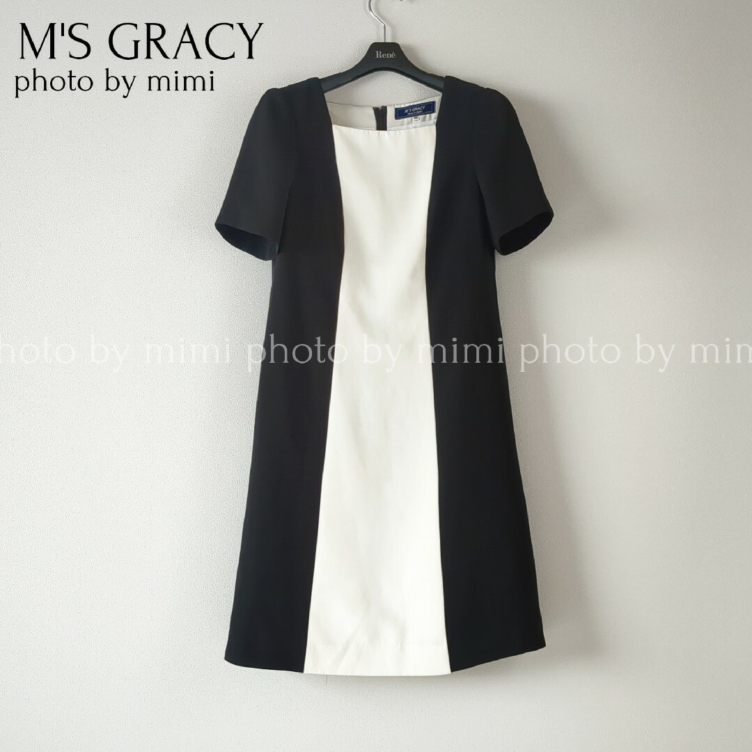 M’S GRACY バイカラーワンピース定価40700円