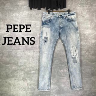 ペペジーンズ(Pepe Jeans)の『PEPE JEANS』ぺぺジーンズ (34) パッチワークストレッチパンツ(デニム/ジーンズ)