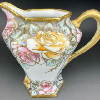 陶芸＊手描きオールドNoritake/フルーツ深鉢/日本陶器会社/