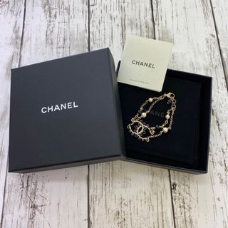 シャネル(CHANEL)のシャネル ブレスレット ココマーク GP コスチュームパール カラーストーン(ブレスレット/バングル)