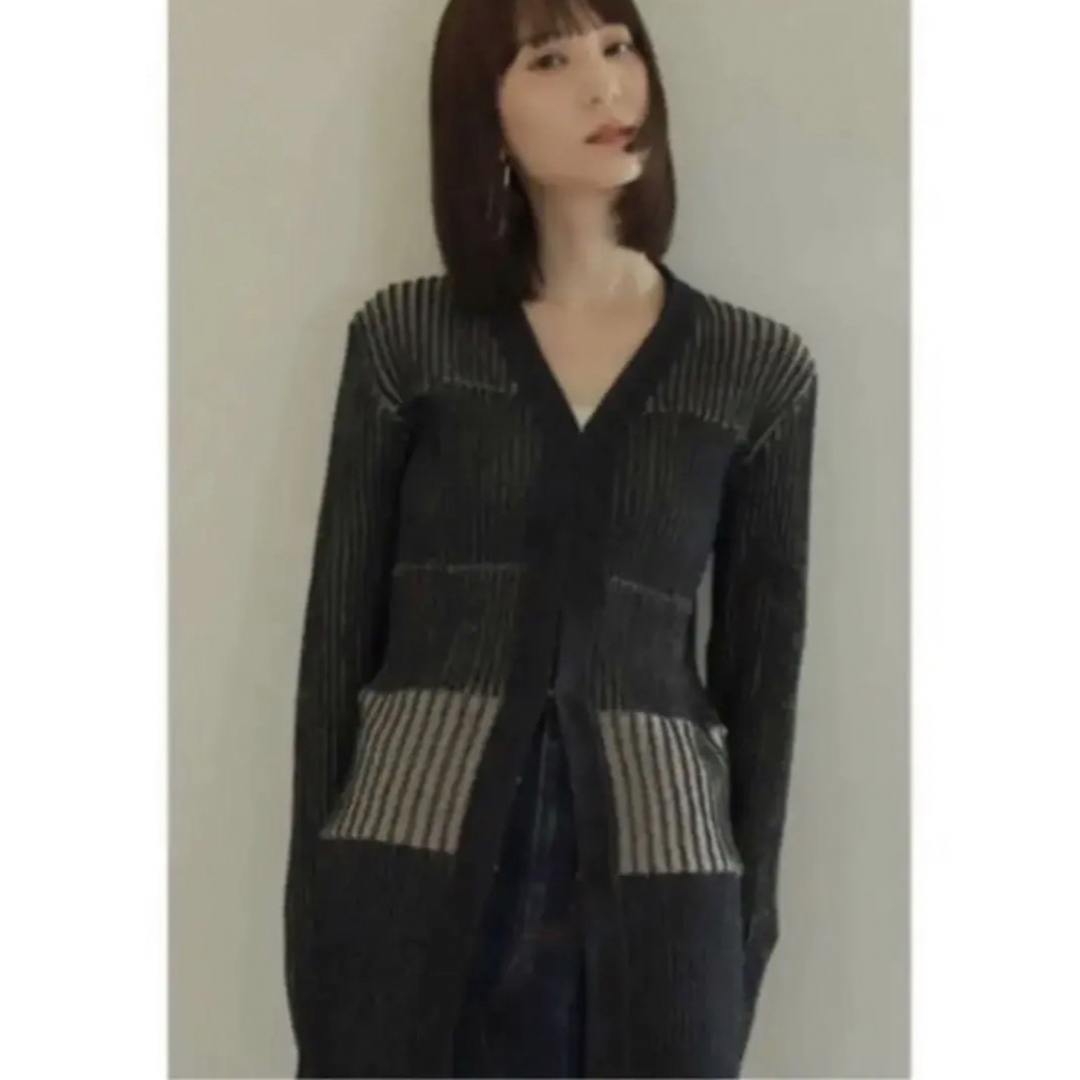 louren plating knit cardigan