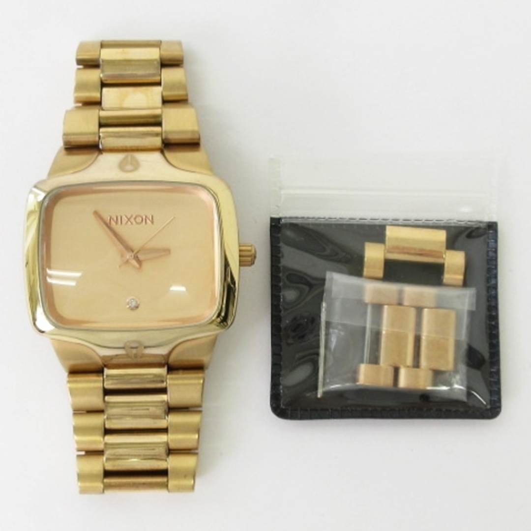 NIXON(ニクソン)のニクソン THE PLAYER 腕時計 アナログ クォーツ SS ローズゴールド レディースのファッション小物(腕時計)の商品写真