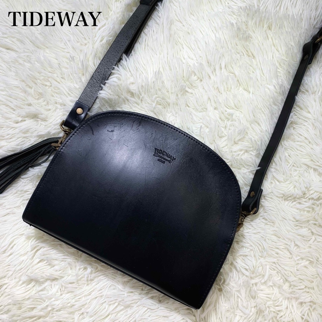 TIDEWAY - 美品✨ TIDEWAY タイドウェイ NUME HANENショルダーバッグの ...