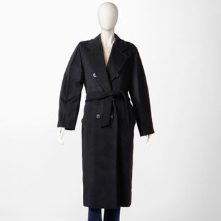 マックスマーラ(Max Mara)のマックスマーラ MAX MARA コート アイコンコート 101801 MADAME ミドルコート 2023年秋冬新作 2310180139 0002 NERO(ロングコート)