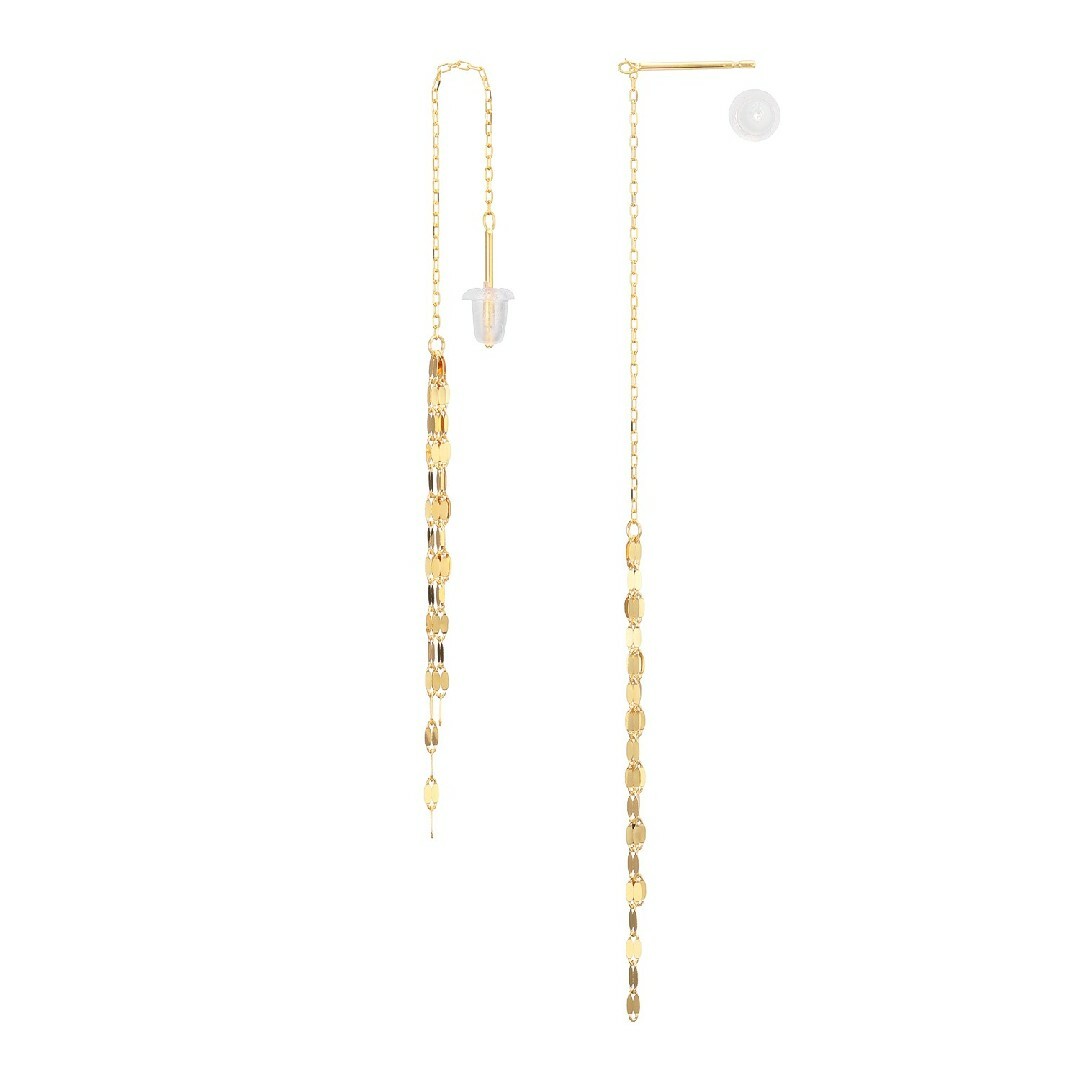 オロリナ 18K フラワークロスピアス