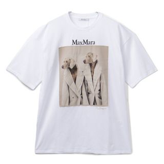 エス マックス マーラ 'S MAX MARA Tシャツ LECITO 刺繍ロゴ 半袖シャツ クルーネック ショートスリーブ 2023年秋冬新作 2399760139 0002 NERO