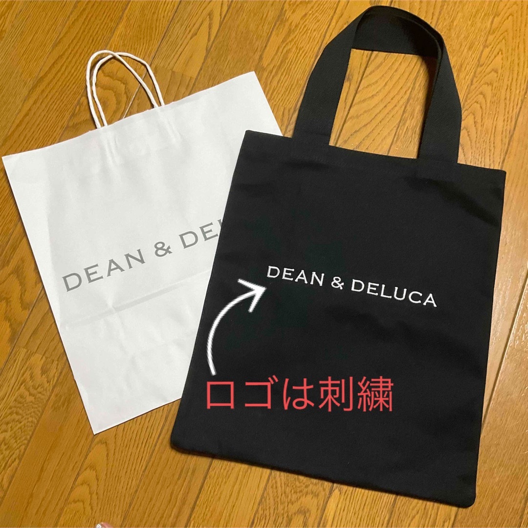 DEAN & DELUCA(ディーンアンドデルーカ)のコットンツイルトートバッグ Black DEAN & DELUCA 20周年限定 メンズのバッグ(トートバッグ)の商品写真