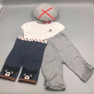 ミキハウス(mikihouse)のみきちん様専用☆mikihouse☆3点SET(Tシャツ/カットソー)