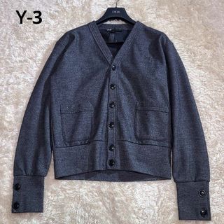 Y's ウール混 デザイン カーディガン