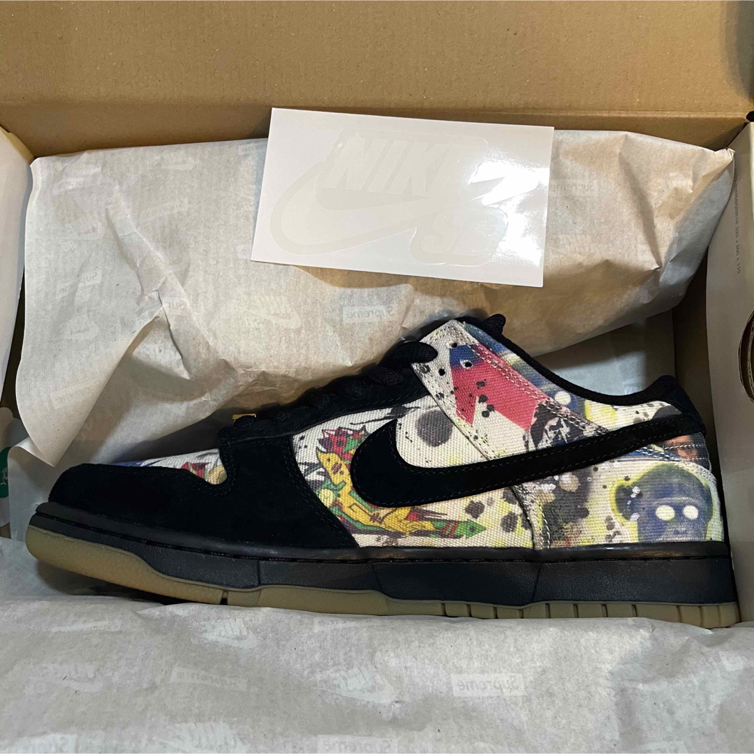 Supreme Nike SB Rammellzee Dunk Low 27cm