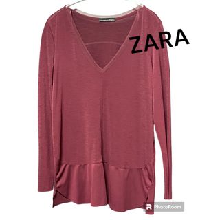 ザラ(ZARA)の新品未着用 ZARA 長袖カットソー(カットソー(長袖/七分))