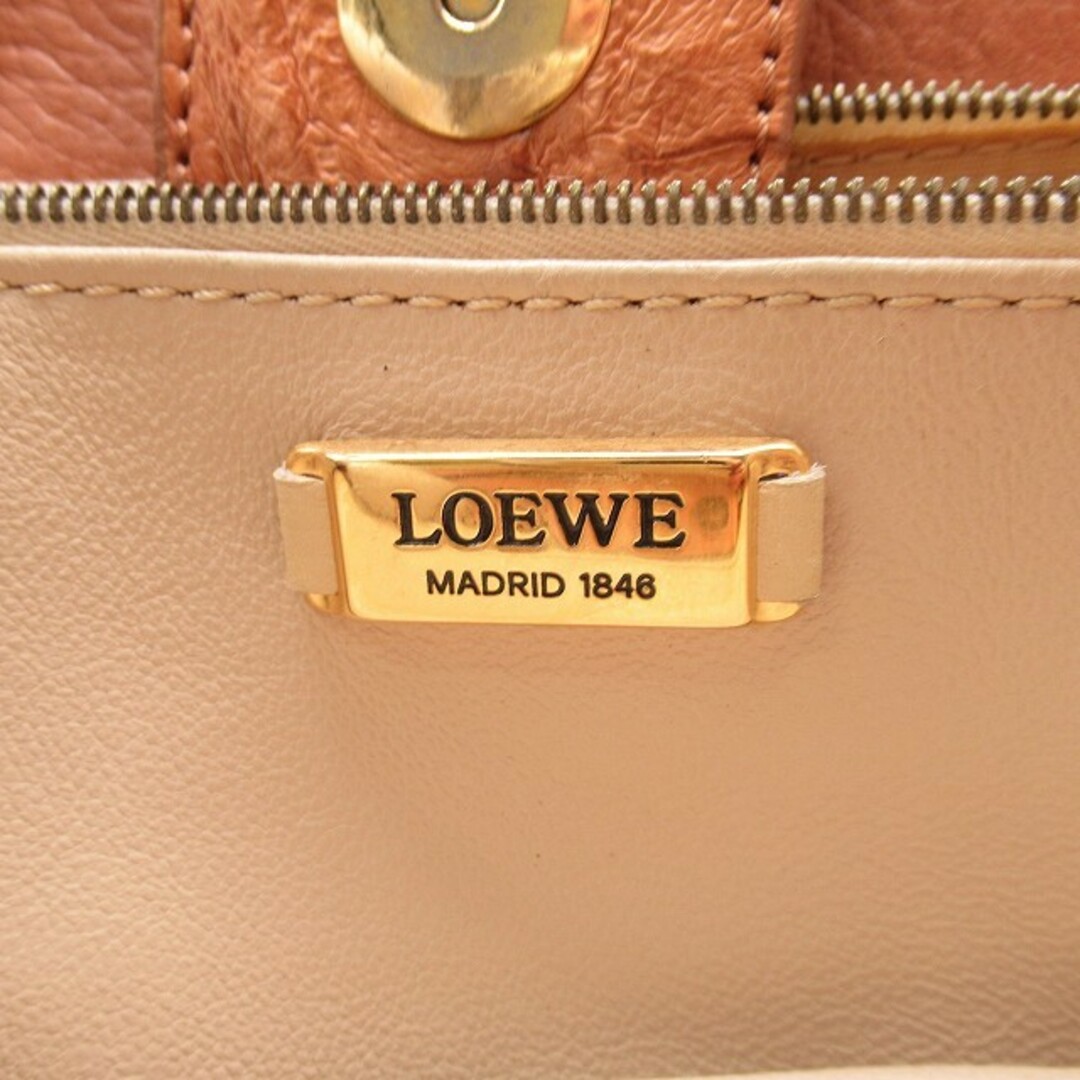 LOEWE - ロエベ ヴィンテージ アナグラム トートバッグ クロコダイル