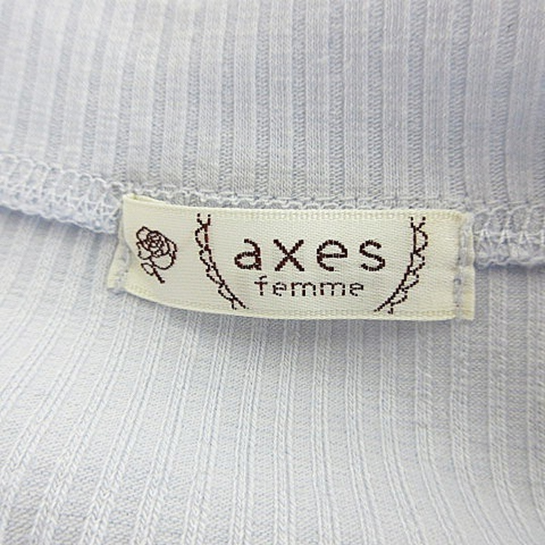 axes femme(アクシーズファム)のアクシーズファム ニット カットソー フリルスリーブ 切替 レース M トップス レディースのトップス(ニット/セーター)の商品写真