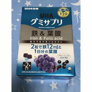 ユーハミカクトウ(UHA味覚糖)のUHA味覚糖 UHAグミサプリ鉄＆葉酸  50日分　5袋(その他)