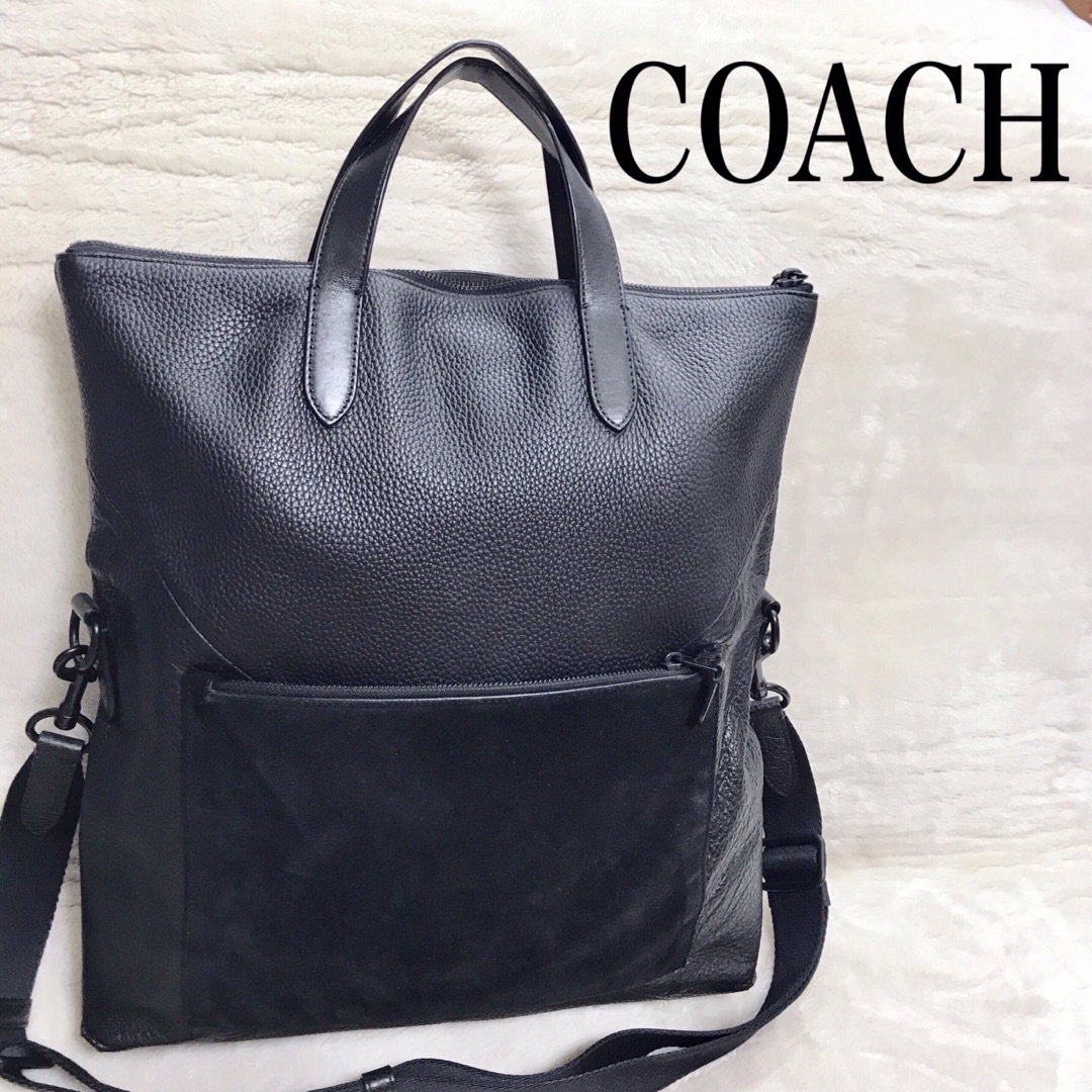 COACH(コーチ)のコーチ トートバッグ マンハッタン フォルドオーバー トートバッグ パッチワーク メンズのバッグ(トートバッグ)の商品写真