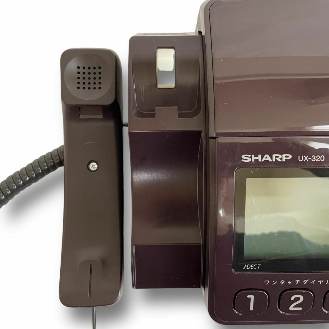 SHARP(シャープ)のシャープ　デジタルコードレス FAX　UX-320CL　親機のみ　fappy スマホ/家電/カメラの生活家電(その他)の商品写真