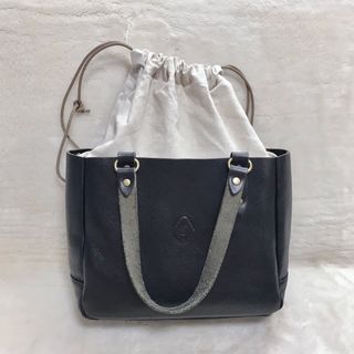 CLEDRAN - 美品 CLEDRAN クレドラン ロゴ オールレザー トートバッグ